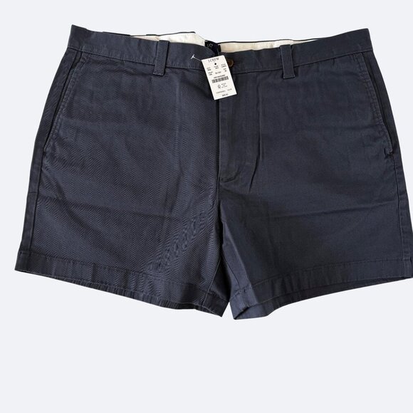 J.Crew Mens Flex Chino Shorts Size 38 5" Inseam Blue Preppy Golf Cotton NWT - Picture 1 of 10